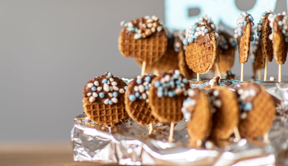 Geboorte-stroopwafels