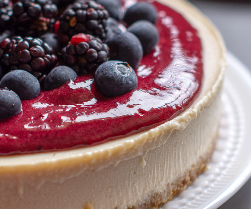 Vegan, gluten- & suikervrije cheesecake