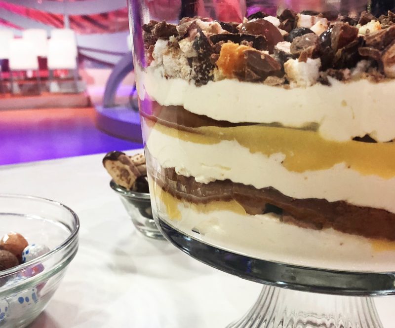 Trifle met zelfgemaakte advocaat