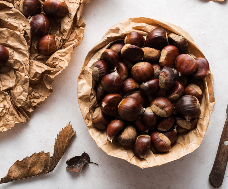 Het bos in: we gaan bakken met kastanjes