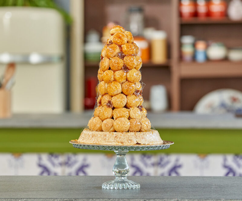 Croquembouche met koffiekaramel