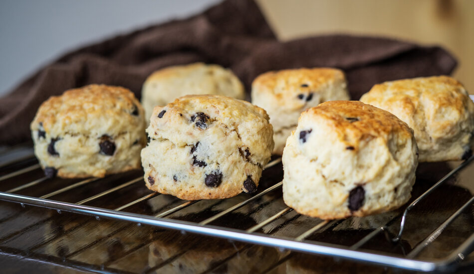 Chocolate chip scones