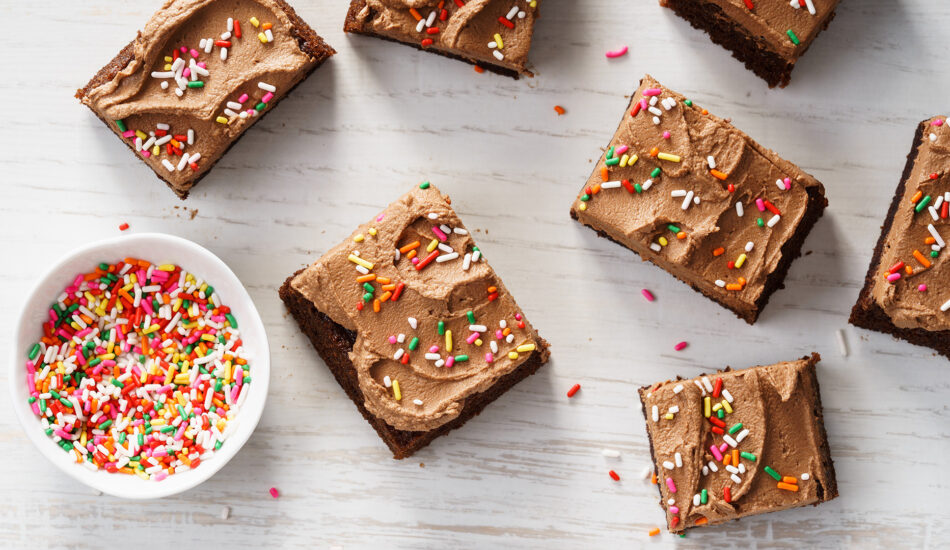 Brownies sprinkles