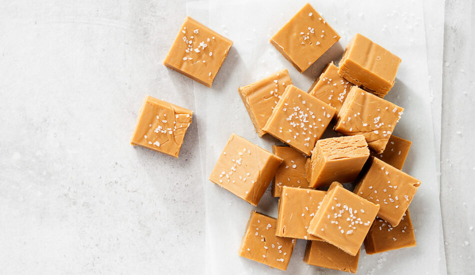 Karamel zeezout fudge