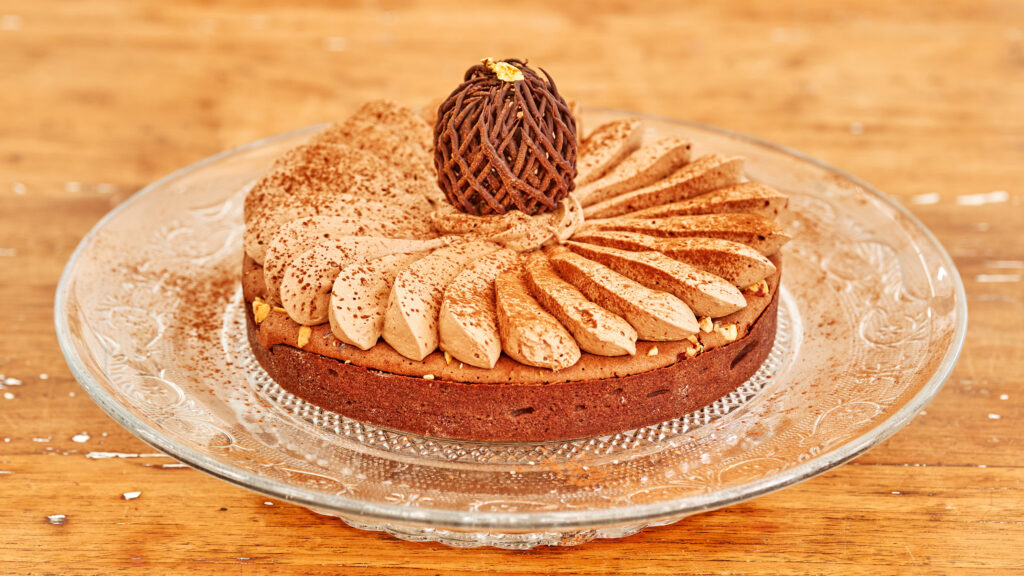 Chic Chocoladetaartje: chocolade tartelette met meringue