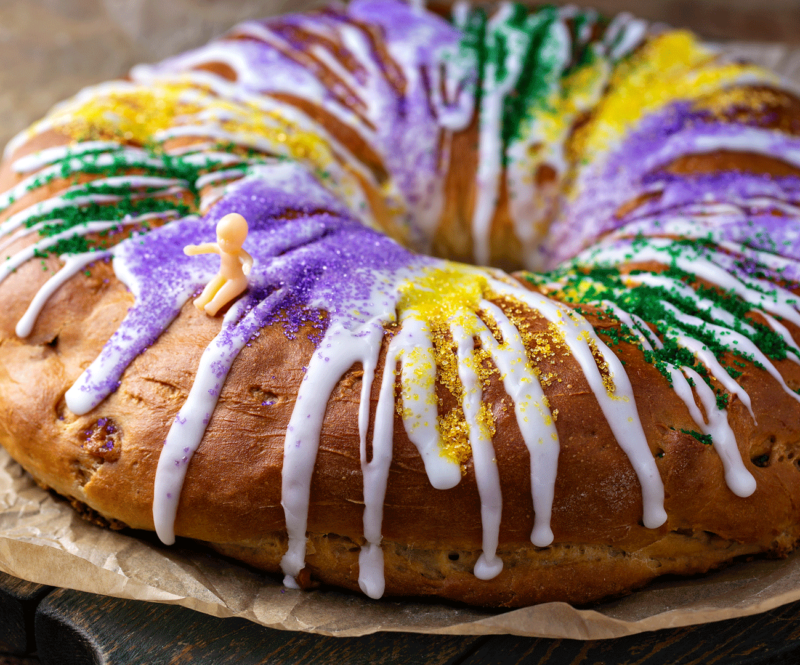 King Cake maken voor Mardi Gras: hier vind je het recept