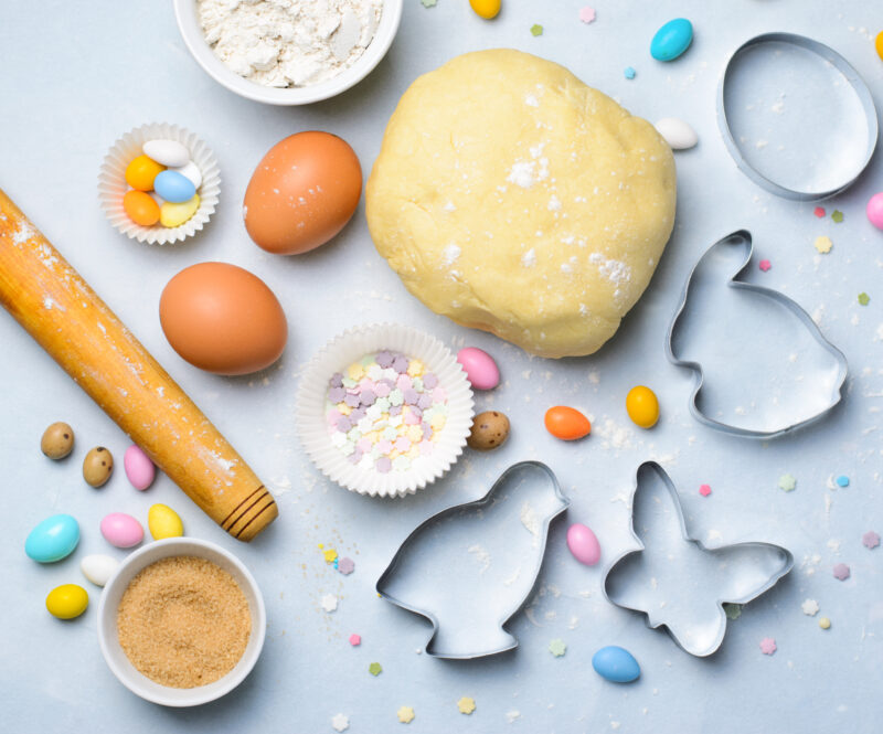 4x koekjes bakken voor Pasen