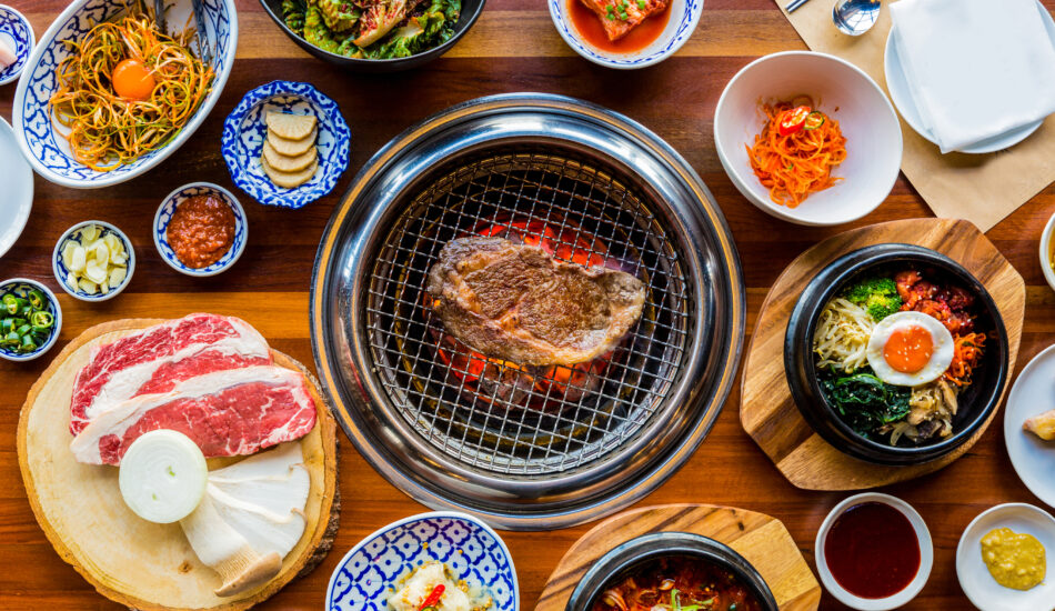 Full,Set,Of,Beef,And,Pork,Ready,For,Grill,On