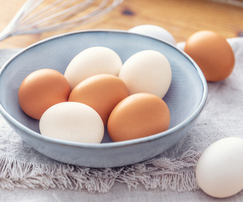 Bruine of witte eieren, welke gebruik je als je gaat bakken?